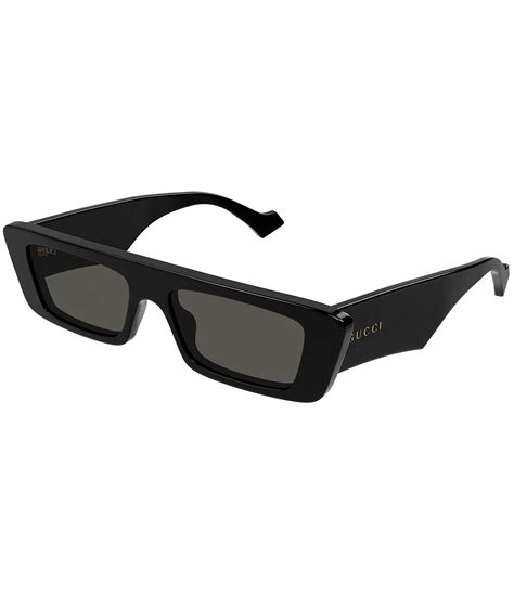 mens gucci rectangular sunglasses|Gucci rectangle sunglasses women.